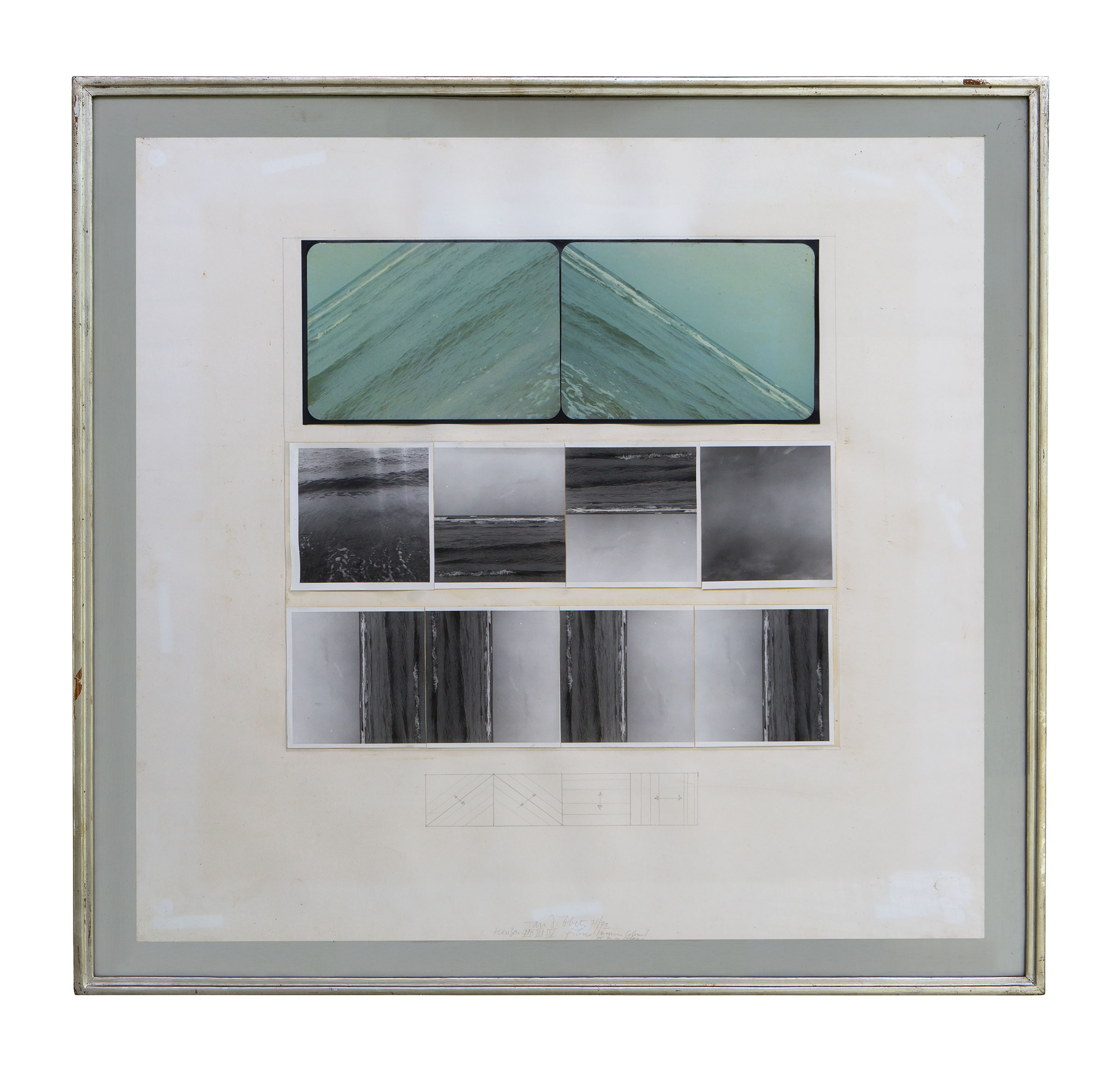 Jan Dibbets, Study for Horizon, I, II, III, IV Films, 1971-72
